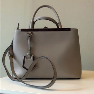 Fendi Petite 2 Jours Vitello Dolce Tote Bag